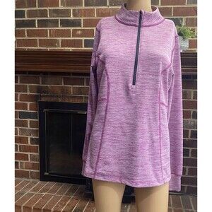 Cascade Sport Women Pullover Sweater M Purple Long Sleeve Sports sweatshirt